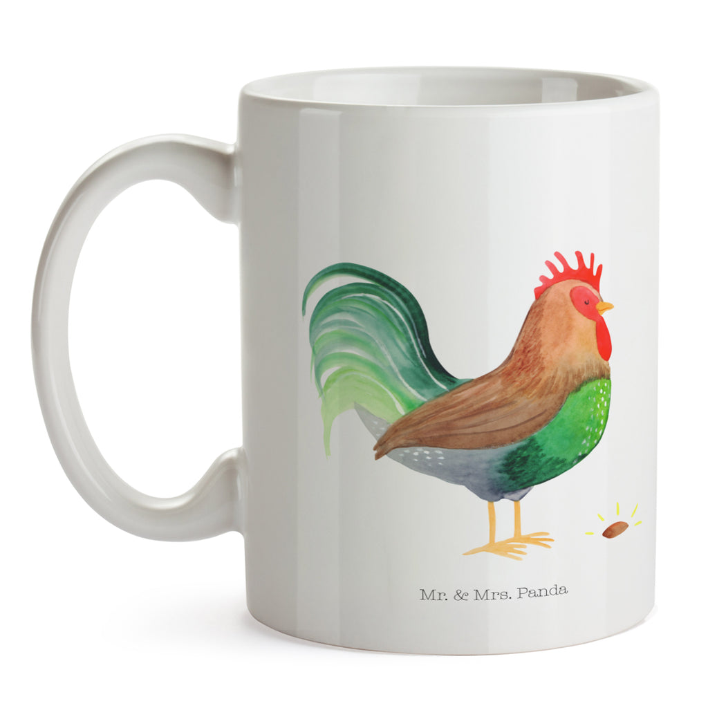 Tasse Hahn mit Korn Hahn, Bauernhof, Korn, Henne, Eier, Natur Becher, Kaffeetasse, Kaffeebecher, Tee, Frühstück, Büro  Bauernhof, Hoftiere, Landwirt, Landwirtin