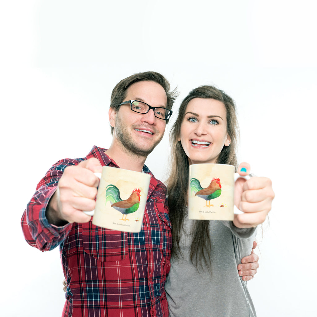 Tasse Hahn mit Korn Hahn, Bauernhof, Korn, Henne, Eier, Natur Becher, Kaffeetasse, Kaffeebecher, Tee, Frühstück, Büro  Bauernhof, Hoftiere, Landwirt, Landwirtin
