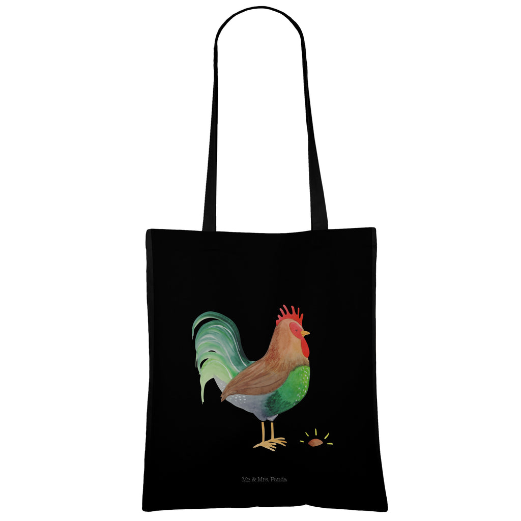 Tragetasche Hahn mit Korn Beuteltasche, Beutel, Einkaufstasche, Jutebeutel, Stoffbeutel, Bauernhof, Hoftiere, Landwirt, Landwirtin, Hahn, Korn, Henne, Eier, Natur