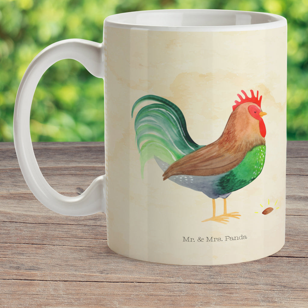 Kindertasse Hahn mit Korn Kunststoff Tasse, Kindergarten, Tasse, Trinkbecher, Camping Becher, Kaffeetasse, Kunststoffbecher, Kindergartenbecher, Outdoorgeschirr, Kunststoffgeschirr, Reisebecher, Reisetasse, Kinderbecher, Bauernhof, Hoftiere, Landwirt, Landwirtin, Hahn, Korn, Henne, Eier, Natur