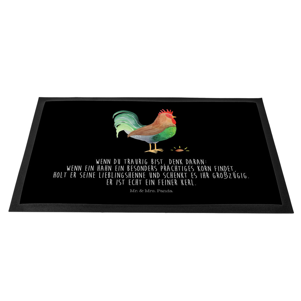 Fußmatte Hahn mit Korn Hahn, Bauernhof, Korn, Henne, Eier, Natur Türvorleger, Schmutzmatte, Fußabtreter, Matte, Schmutzfänger, Fußabstreifer, Schmutzfangmatte, Türmatte, Motivfußmatte,  Haustürmatte, Vorleger  Bauernhof, Hoftiere, Landwirt, Landwirtin