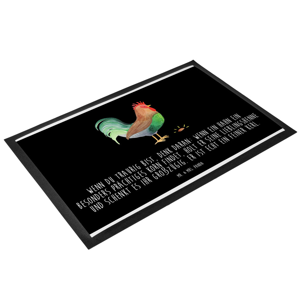 Fußmatte Hahn mit Korn Hahn, Bauernhof, Korn, Henne, Eier, Natur Türvorleger, Schmutzmatte, Fußabtreter, Matte, Schmutzfänger, Fußabstreifer, Schmutzfangmatte, Türmatte, Motivfußmatte,  Haustürmatte, Vorleger  Bauernhof, Hoftiere, Landwirt, Landwirtin