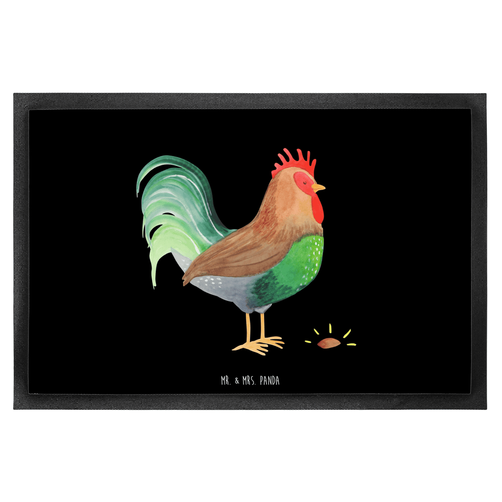 Fußmatte Hahn mit Korn Hahn, Bauernhof, Korn, Henne, Eier, Natur Türvorleger, Schmutzmatte, Fußabtreter, Matte, Schmutzfänger, Fußabstreifer, Schmutzfangmatte, Türmatte, Motivfußmatte,  Haustürmatte, Vorleger  Bauernhof, Hoftiere, Landwirt, Landwirtin