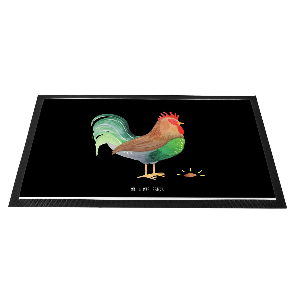 Fußmatte Hahn mit Korn Hahn, Bauernhof, Korn, Henne, Eier, Natur Türvorleger, Schmutzmatte, Fußabtreter, Matte, Schmutzfänger, Fußabstreifer, Schmutzfangmatte, Türmatte, Motivfußmatte,  Haustürmatte, Vorleger  Bauernhof, Hoftiere, Landwirt, Landwirtin