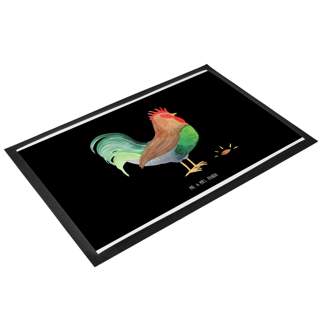 Fußmatte Hahn mit Korn Hahn, Bauernhof, Korn, Henne, Eier, Natur Türvorleger, Schmutzmatte, Fußabtreter, Matte, Schmutzfänger, Fußabstreifer, Schmutzfangmatte, Türmatte, Motivfußmatte,  Haustürmatte, Vorleger  Bauernhof, Hoftiere, Landwirt, Landwirtin