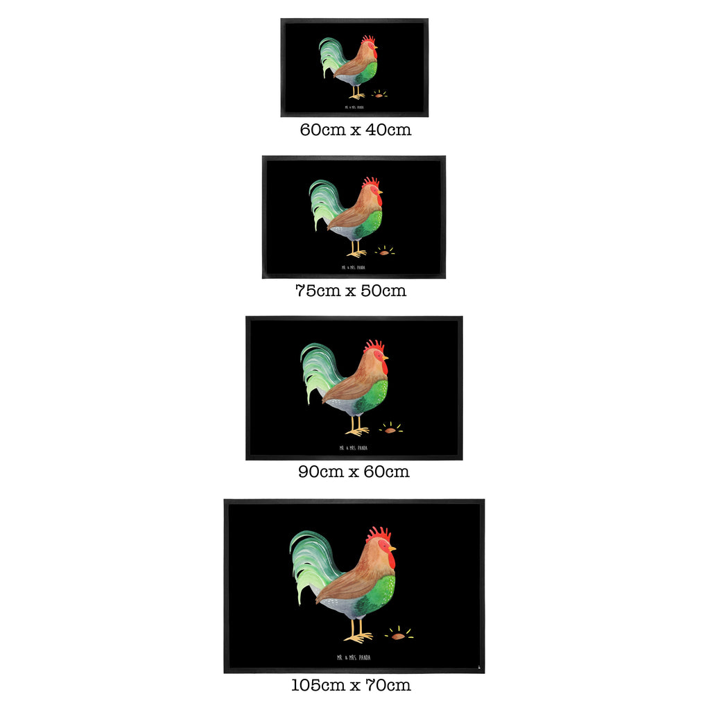 Fußmatte Hahn mit Korn Hahn, Bauernhof, Korn, Henne, Eier, Natur Türvorleger, Schmutzmatte, Fußabtreter, Matte, Schmutzfänger, Fußabstreifer, Schmutzfangmatte, Türmatte, Motivfußmatte,  Haustürmatte, Vorleger  Bauernhof, Hoftiere, Landwirt, Landwirtin