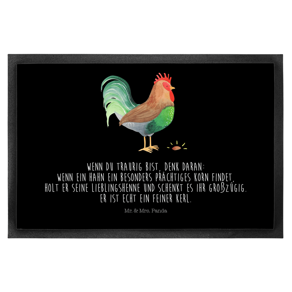 Fußmatte Hahn mit Korn Hahn, Bauernhof, Korn, Henne, Eier, Natur Türvorleger, Schmutzmatte, Fußabtreter, Matte, Schmutzfänger, Fußabstreifer, Schmutzfangmatte, Türmatte, Motivfußmatte,  Haustürmatte, Vorleger  Bauernhof, Hoftiere, Landwirt, Landwirtin