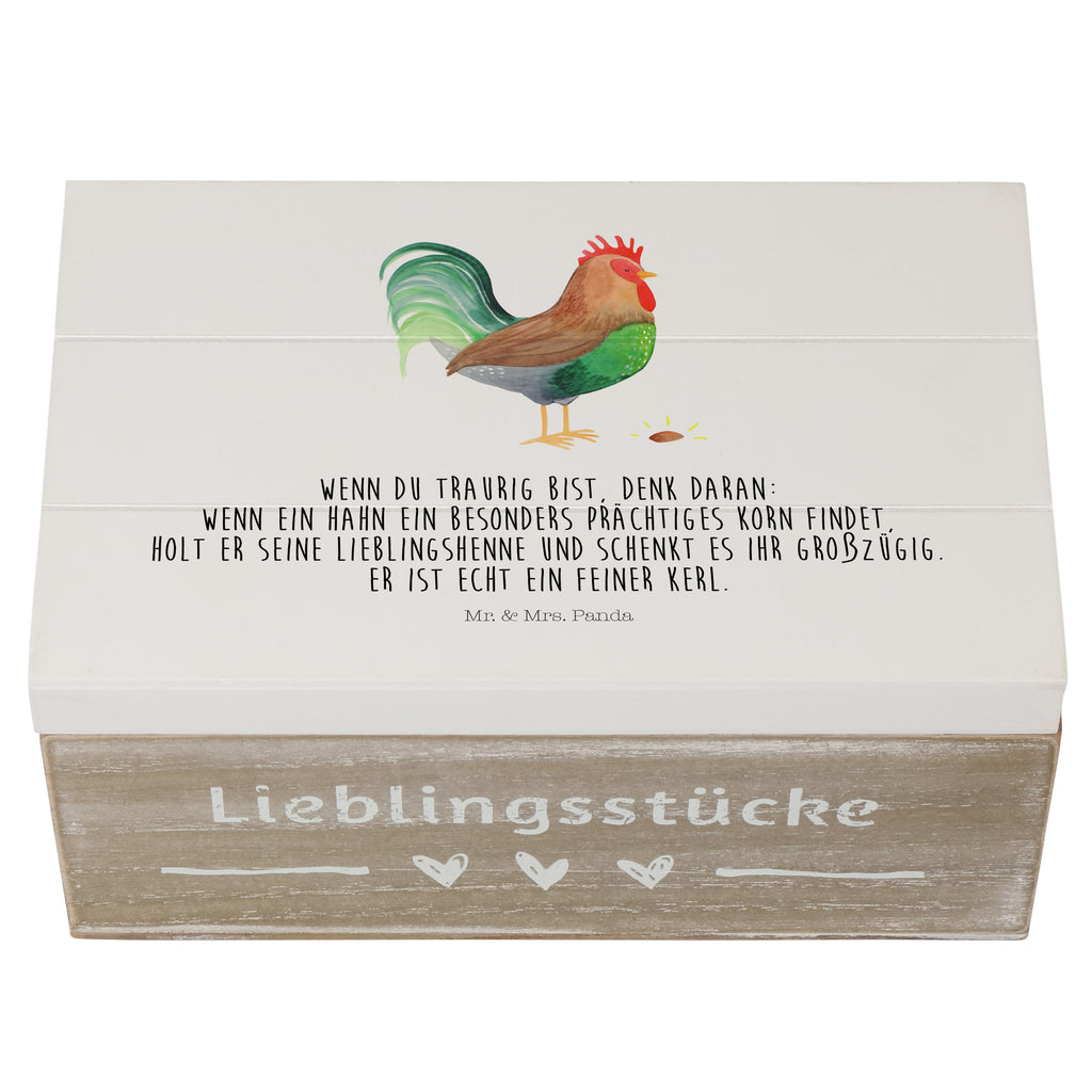 Holzkiste Hahn mit Korn Holzkiste, Kiste, Schatzkiste, Truhe, Schatulle, XXL, Erinnerungsbox, Erinnerungskiste, Dekokiste, Aufbewahrungsbox, Bauernhof, Hoftiere, Landwirt, Landwirtin, Hahn, Korn, Henne, Eier, Natur