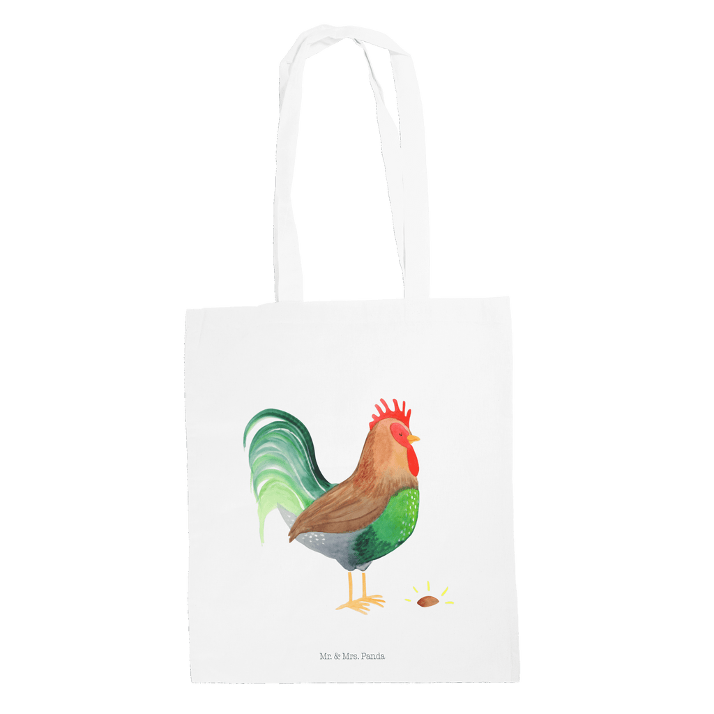 Tragetasche Hahn mit Korn Beuteltasche, Beutel, Einkaufstasche, Jutebeutel, Stoffbeutel, Bauernhof, Hoftiere, Landwirt, Landwirtin, Hahn, Korn, Henne, Eier, Natur