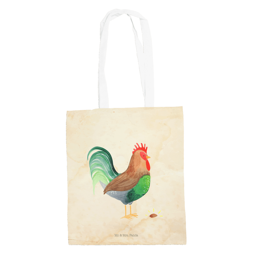 Tragetasche Hahn mit Korn Beuteltasche, Beutel, Einkaufstasche, Jutebeutel, Stoffbeutel, Bauernhof, Hoftiere, Landwirt, Landwirtin, Hahn, Korn, Henne, Eier, Natur