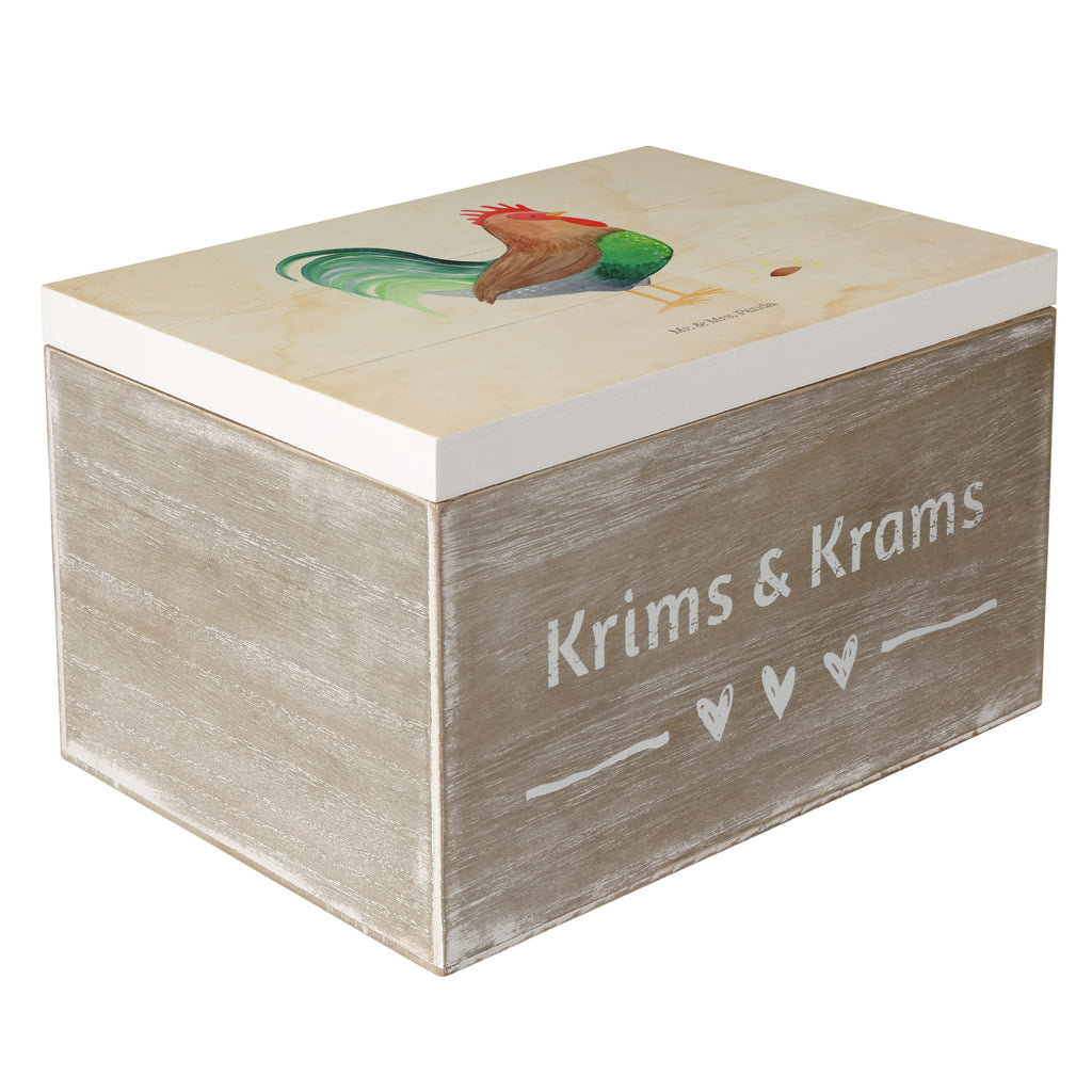 Holzkiste Hahn mit Korn Holzkiste, Kiste, Schatzkiste, Truhe, Schatulle, XXL, Erinnerungsbox, Erinnerungskiste, Dekokiste, Aufbewahrungsbox, Bauernhof, Hoftiere, Landwirt, Landwirtin, Hahn, Korn, Henne, Eier, Natur