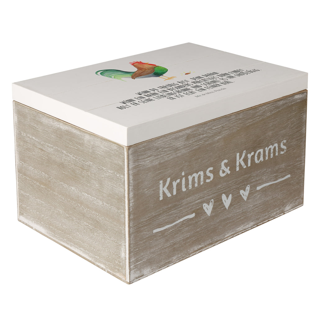 Holzkiste Hahn mit Korn Holzkiste, Kiste, Schatzkiste, Truhe, Schatulle, XXL, Erinnerungsbox, Erinnerungskiste, Dekokiste, Aufbewahrungsbox, Bauernhof, Hoftiere, Landwirt, Landwirtin, Hahn, Korn, Henne, Eier, Natur