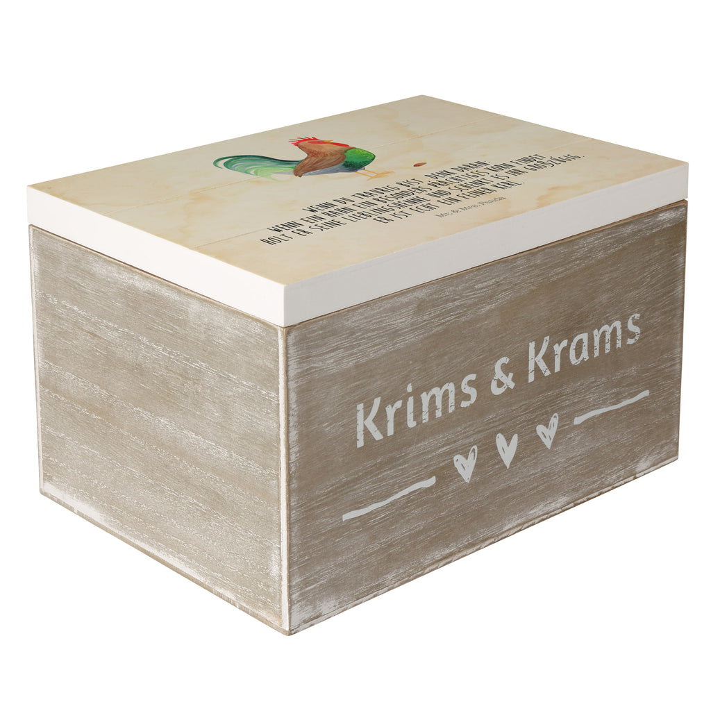 Holzkiste Hahn mit Korn Holzkiste, Kiste, Schatzkiste, Truhe, Schatulle, XXL, Erinnerungsbox, Erinnerungskiste, Dekokiste, Aufbewahrungsbox, Bauernhof, Hoftiere, Landwirt, Landwirtin, Hahn, Korn, Henne, Eier, Natur
