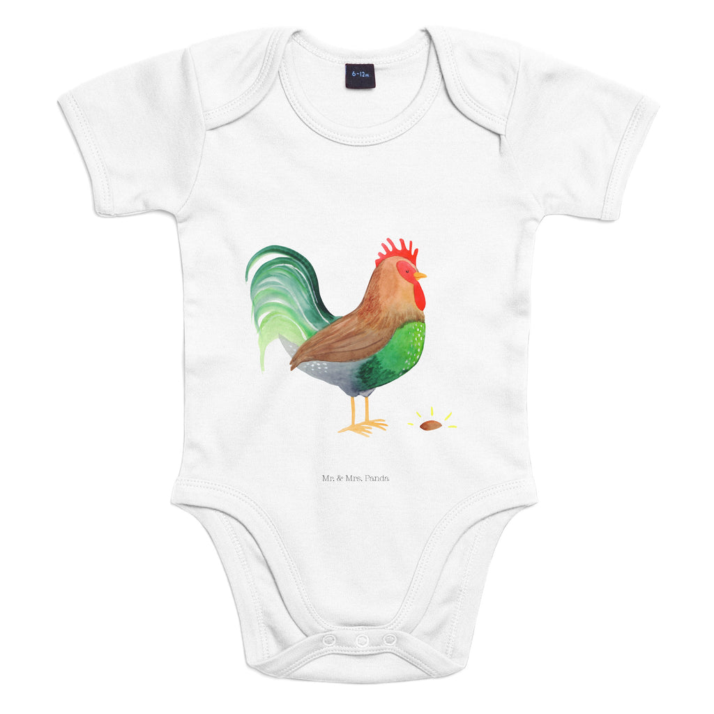 Organic Baby Body Hahn mit Korn Babykleidung, Babystrampler, Strampler, Wickelbody, Baby Erstausstattung, Junge, Mädchen, Bauernhof, Hoftiere, Landwirt, Landwirtin, Hahn, Korn, Henne, Eier, Natur