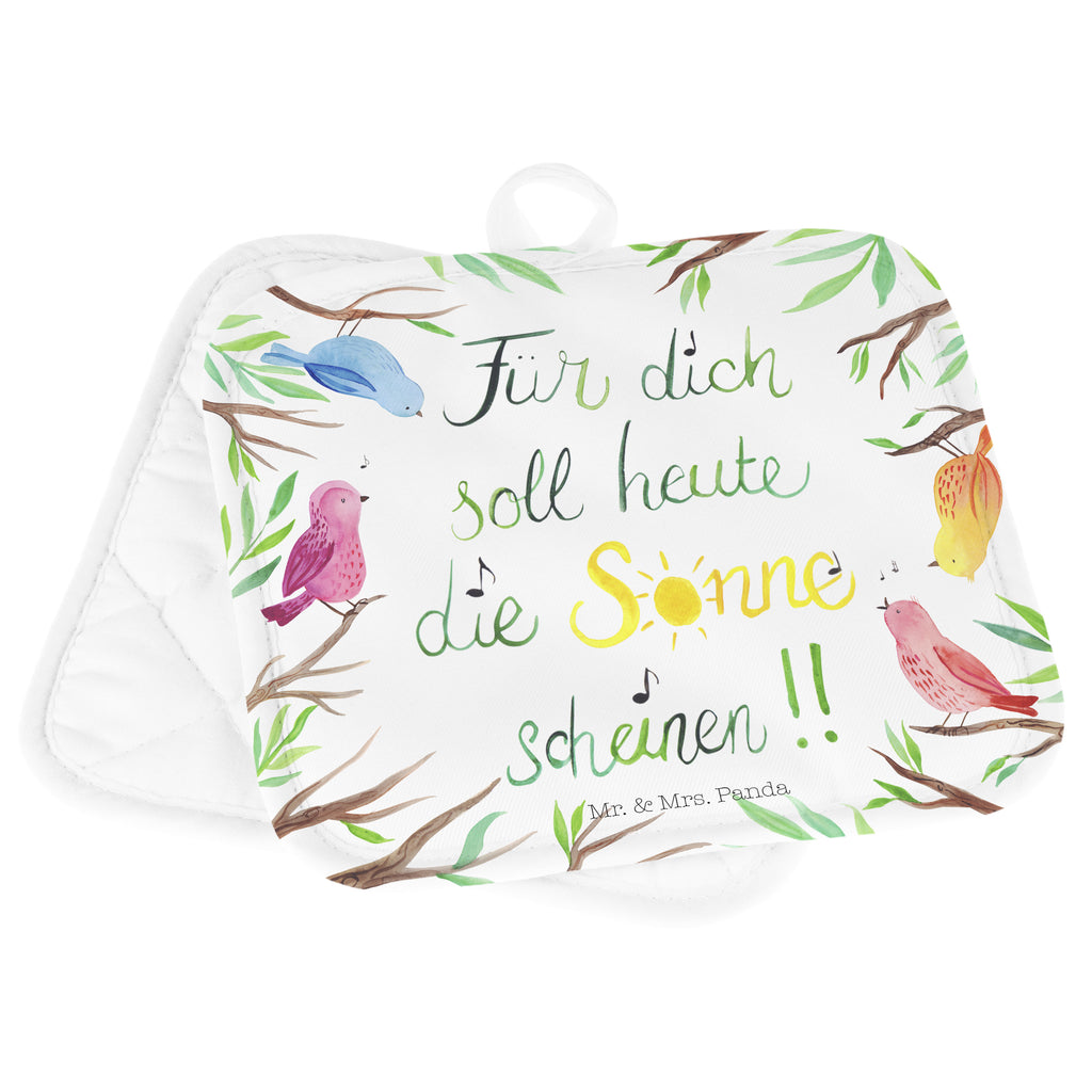 2er Set Topflappen  Vögel Sonne Topflappen, Topfuntersetzer, Ofenhandschuh, Topflappen Set, Topflappen lustig, Topflappen mit Spruch, Blumen Deko, Frühlings Deko, Sommer Deko, Dekoration, positive Botschaft, Naturliebhaber, Outdoor, Natur, Abenteuer