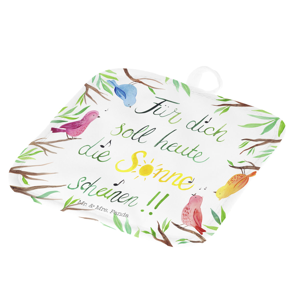 2er Set Topflappen  Vögel Sonne Topflappen, Topfuntersetzer, Ofenhandschuh, Topflappen Set, Topflappen lustig, Topflappen mit Spruch, Blumen Deko, Frühlings Deko, Sommer Deko, Dekoration, positive Botschaft, Naturliebhaber, Outdoor, Natur, Abenteuer