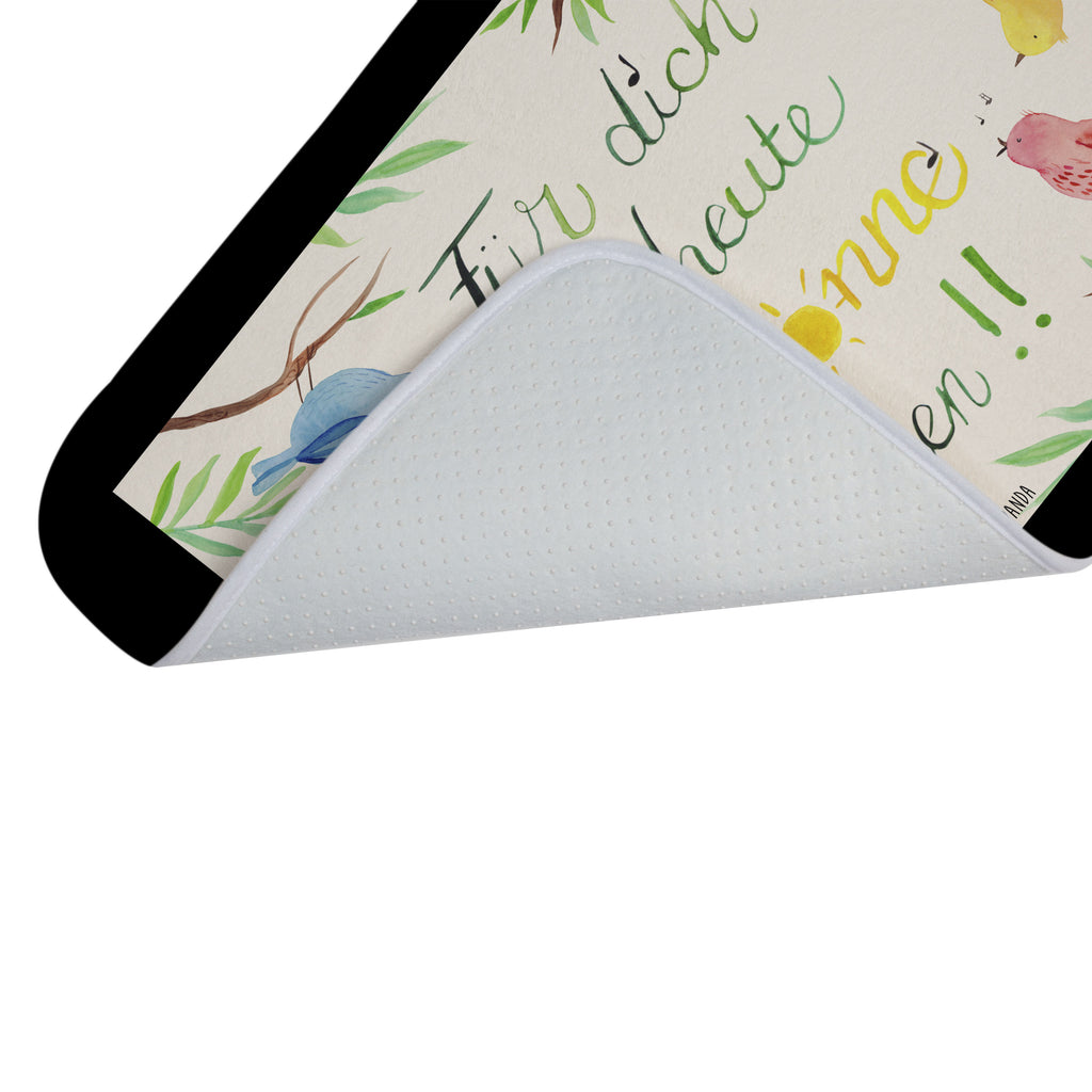 Badvorleger Vögel Sonne Badematte, Badteppich, Duschvorleger, Badezimmerteppich, Badezimmermatte, Badvorleger, Duschmatte, Duschteppich, Blumen Deko, Frühlings Deko, Sommer Deko, Dekoration, positive Botschaft, Naturliebhaber, Outdoor, Natur, Abenteuer