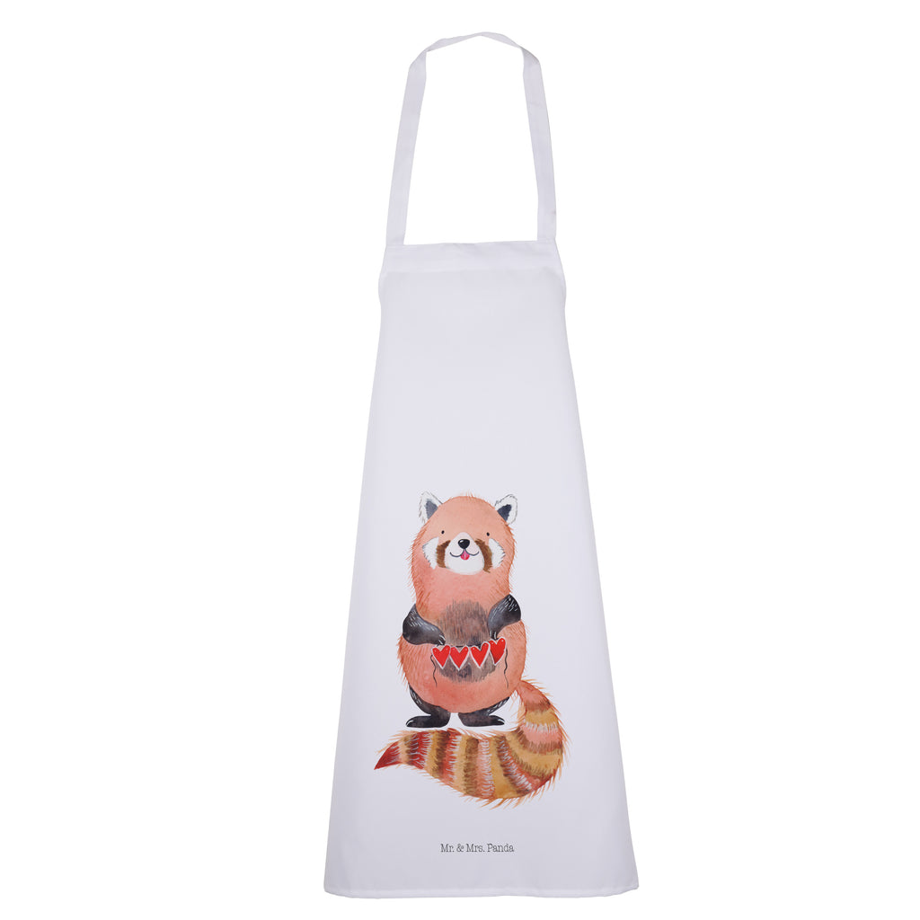 Kochschürze Roter Panda Schürze, Backschürze, Küchenschürze, Grillschürze, Latzschürze, Tiermotive, Gute Laune, lustige Sprüche, Tiere, Panda, Liebe, Rot, Herz, Liebling, Lieblingsmensch