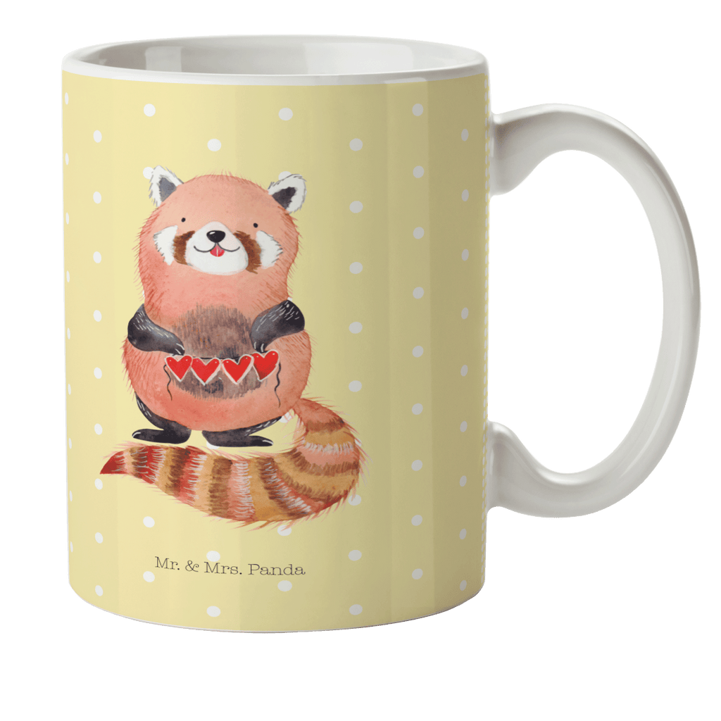 Kindertasse Roter Panda Kunststoff Tasse, Kindergarten, Tasse, Trinkbecher, Camping Becher, Kaffeetasse, Kunststoffbecher, Kindergartenbecher, Outdoorgeschirr, Kunststoffgeschirr, Reisebecher, Reisetasse, Kinderbecher, Tiermotive, Gute Laune, lustige Sprüche, Tiere, Panda, Liebe, Rot, Herz, Liebling, Lieblingsmensch