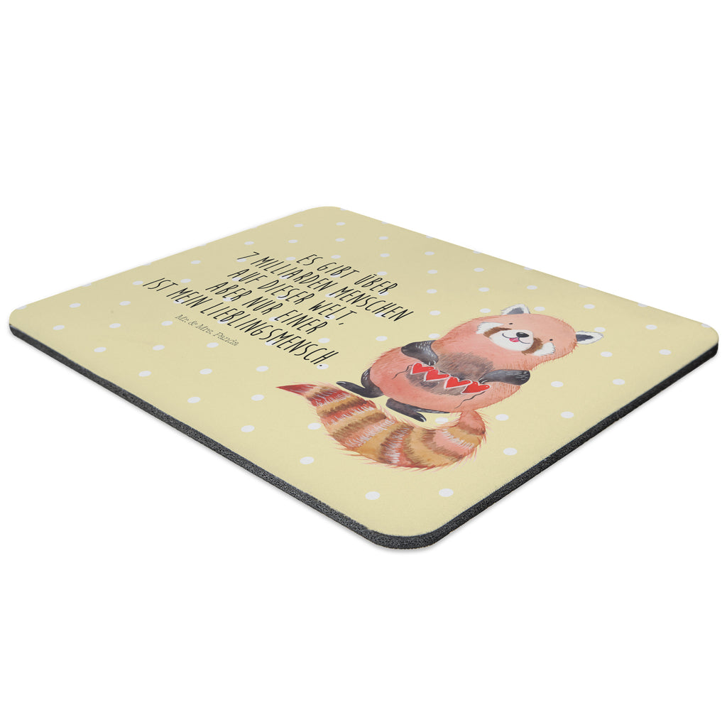 Mauspad Roter Panda Mousepad, Computer zubehör, Büroausstattung, PC Zubehör, Arbeitszimmer, Mauspad, Einzigartiges Mauspad, Designer Mauspad, Tiermotive, Gute Laune, lustige Sprüche, Tiere, Panda, Liebe, Rot, Herz, Liebling, Lieblingsmensch