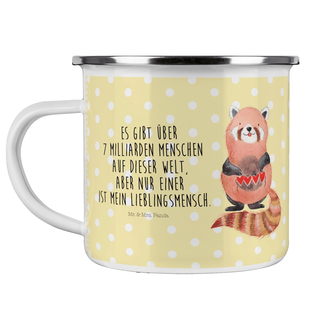 Camping Emaille Tasse Roter Panda Campingtasse, Trinkbecher, Metalltasse, Outdoor Tasse, Emaille Trinkbecher, Blechtasse Outdoor, Emaille Campingbecher, Edelstahl Trinkbecher, Metalltasse für Camping, Kaffee Blechtasse, Camping Tasse Metall, Tiermotive, Gute Laune, lustige Sprüche, Tiere, Panda, Liebe, Rot, Herz, Liebling, Lieblingsmensch
