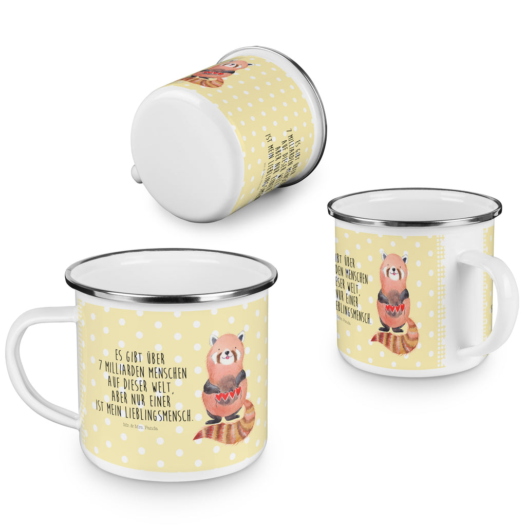Camping Emaille Tasse Roter Panda Campingtasse, Trinkbecher, Metalltasse, Outdoor Tasse, Emaille Trinkbecher, Blechtasse Outdoor, Emaille Campingbecher, Edelstahl Trinkbecher, Metalltasse für Camping, Kaffee Blechtasse, Camping Tasse Metall, Tiermotive, Gute Laune, lustige Sprüche, Tiere, Panda, Liebe, Rot, Herz, Liebling, Lieblingsmensch