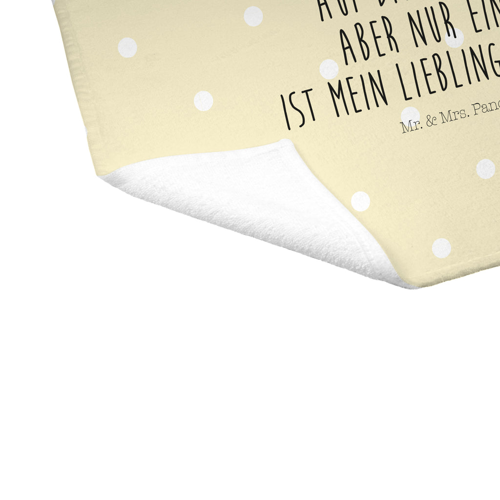 Gäste Handtuch Roter Panda Gästetuch, Reisehandtuch, Sport Handtuch, Frottier, Kinder Handtuch, Tiermotive, Gute Laune, lustige Sprüche, Tiere, Panda, Liebe, Rot, Herz, Liebling, Lieblingsmensch
