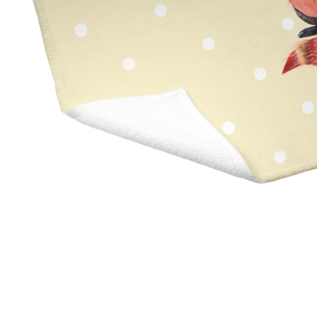 Gäste Handtuch Roter Panda Gästetuch, Reisehandtuch, Sport Handtuch, Frottier, Kinder Handtuch, Tiermotive, Gute Laune, lustige Sprüche, Tiere, Panda, Liebe, Rot, Herz, Liebling, Lieblingsmensch