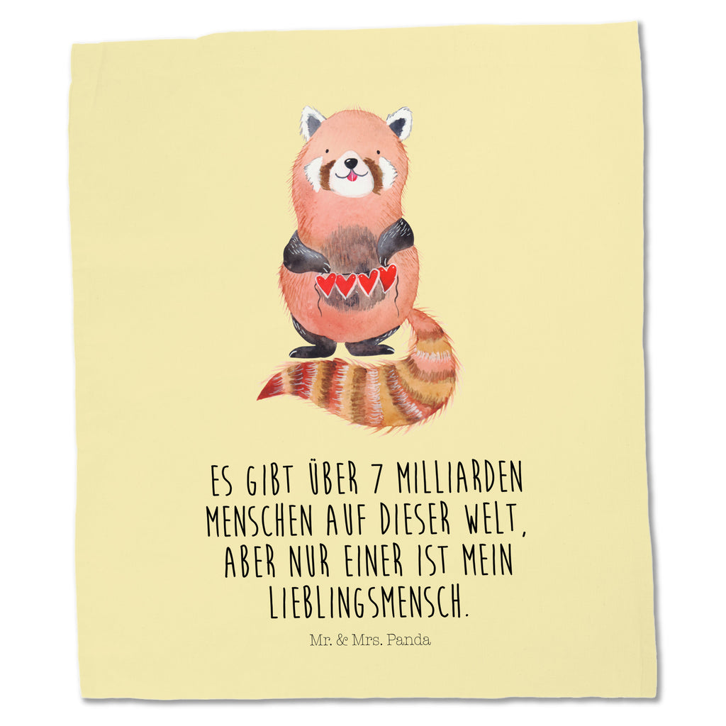 Tragetasche Roter Panda Beuteltasche, Beutel, Einkaufstasche, Jutebeutel, Stoffbeutel, Tiermotive, Gute Laune, lustige Sprüche, Tiere, Panda, Liebe, Rot, Herz, Liebling, Lieblingsmensch