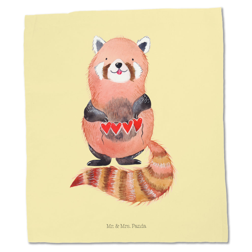 Tragetasche Roter Panda Beuteltasche, Beutel, Einkaufstasche, Jutebeutel, Stoffbeutel, Tiermotive, Gute Laune, lustige Sprüche, Tiere, Panda, Liebe, Rot, Herz, Liebling, Lieblingsmensch