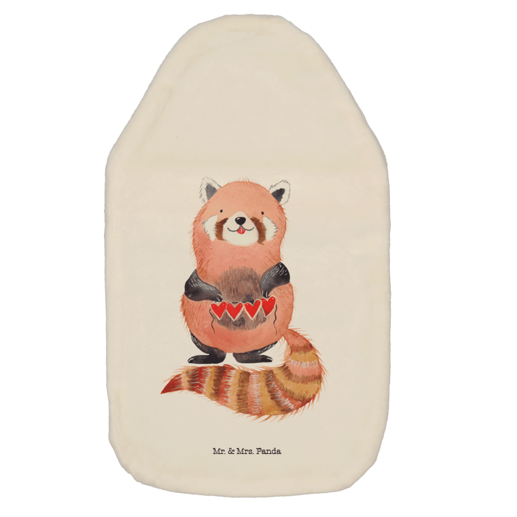 Wärmflasche Roter Panda Wärmekissen, Kinderwärmflasche, Körnerkissen, Wärmflaschenbezug, Wärmflasche mit Bezug, Tiermotive, Gute Laune, lustige Sprüche, Tiere, Panda, Liebe, Rot, Herz, Liebling, Lieblingsmensch