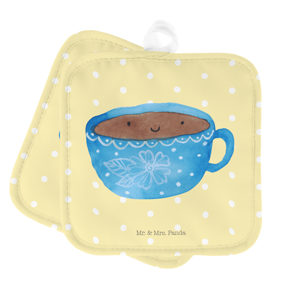 2er Set Topflappen  Kaffee Tasse Topflappen, Topfuntersetzer, Ofenhandschuh, Topflappen Set, Topflappen lustig, Topflappen mit Spruch, Tiermotive, Gute Laune, lustige Sprüche, Tiere, Kaffee, Tasse, Liebe, Geschmack, Genuss, Glücklich