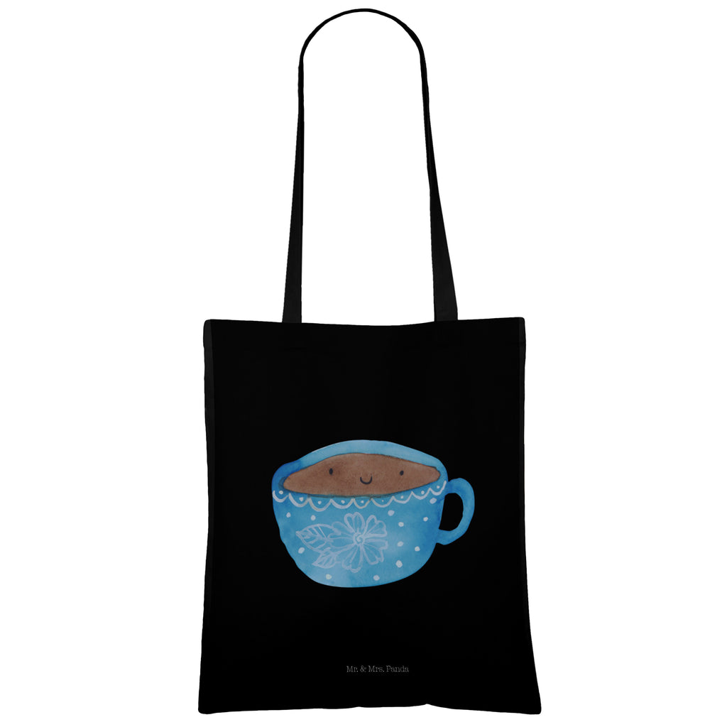 Tragetasche Kaffee Tasse Beuteltasche, Beutel, Einkaufstasche, Jutebeutel, Stoffbeutel, Tiermotive, Gute Laune, lustige Sprüche, Tiere, Kaffee, Tasse, Liebe, Geschmack, Genuss, Glücklich