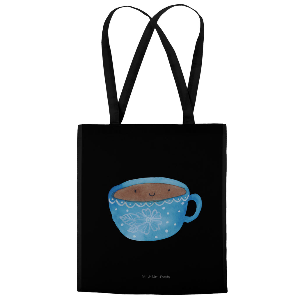 Tragetasche Kaffee Tasse Beuteltasche, Beutel, Einkaufstasche, Jutebeutel, Stoffbeutel, Tiermotive, Gute Laune, lustige Sprüche, Tiere, Kaffee, Tasse, Liebe, Geschmack, Genuss, Glücklich