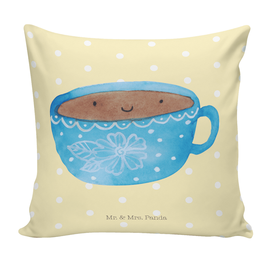 40x40 Kissen Kaffee Tasse Kissenhülle, Kopfkissen, Sofakissen, Dekokissen, Motivkissen, Tiermotive, Gute Laune, lustige Sprüche, Tiere, Kaffee, Tasse, Liebe, Geschmack, Genuss, Glücklich