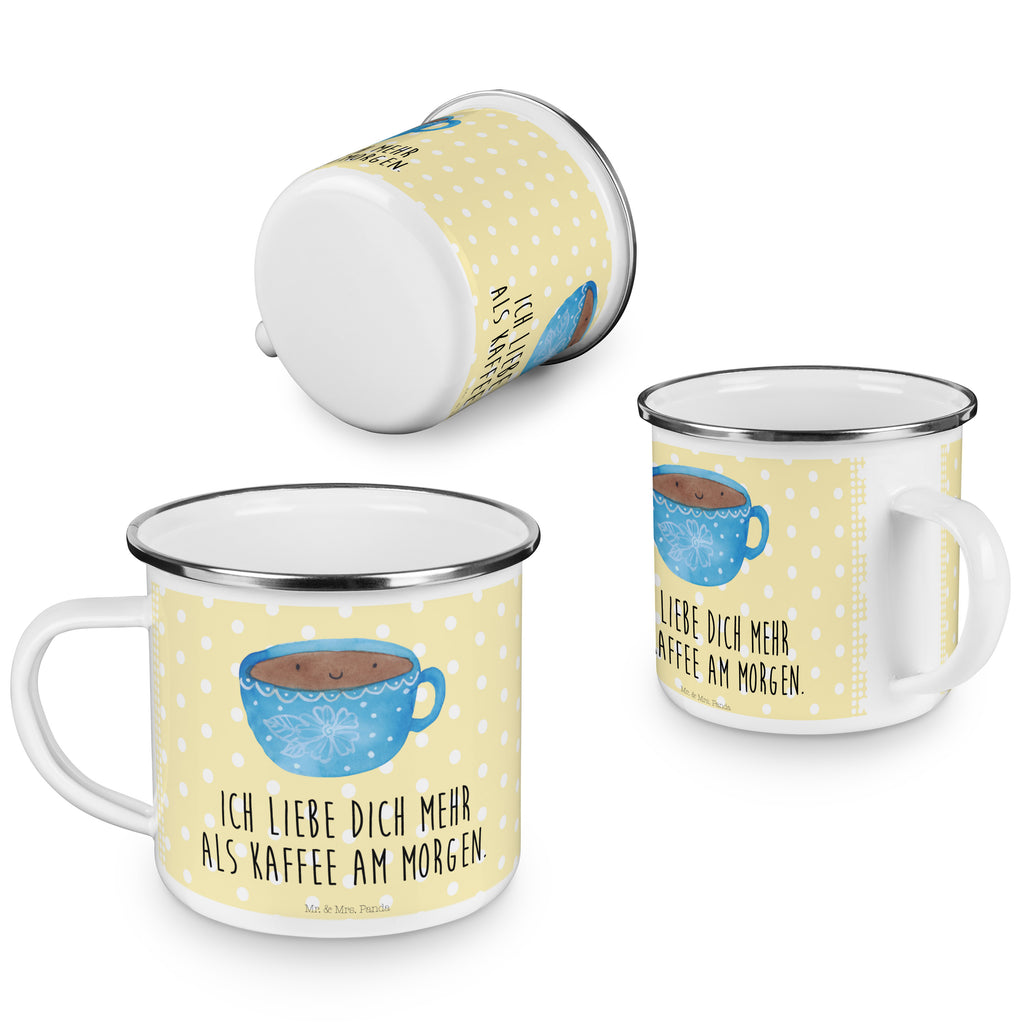 Camping Emaille Tasse Kaffee Tasse Campingtasse, Trinkbecher, Metalltasse, Outdoor Tasse, Emaille Trinkbecher, Blechtasse Outdoor, Emaille Campingbecher, Edelstahl Trinkbecher, Metalltasse für Camping, Kaffee Blechtasse, Camping Tasse Metall, Tiermotive, Gute Laune, lustige Sprüche, Tiere, Kaffee, Tasse, Liebe, Geschmack, Genuss, Glücklich