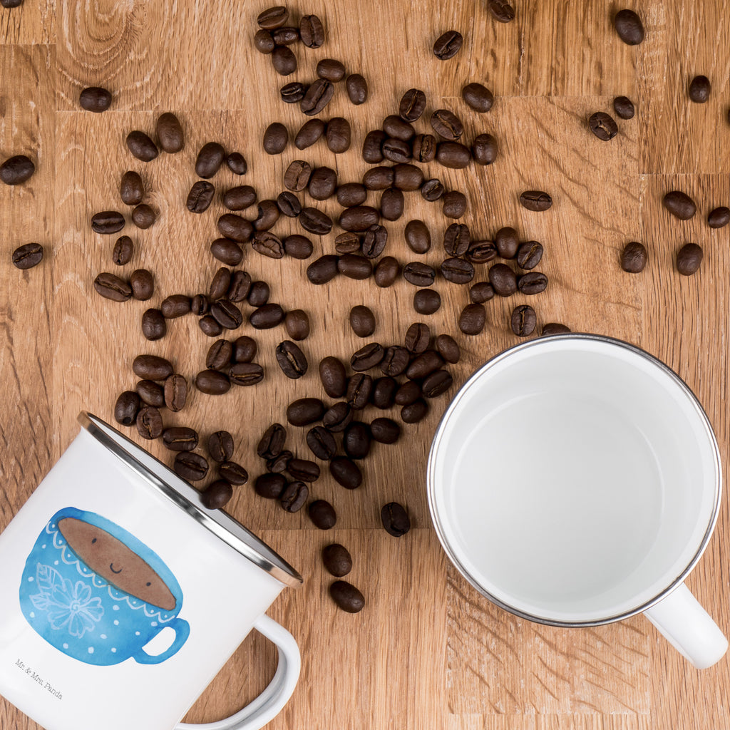 Camping Emaille Tasse Kaffee Tasse Campingtasse, Trinkbecher, Metalltasse, Outdoor Tasse, Emaille Trinkbecher, Blechtasse Outdoor, Emaille Campingbecher, Edelstahl Trinkbecher, Metalltasse für Camping, Kaffee Blechtasse, Camping Tasse Metall, Tiermotive, Gute Laune, lustige Sprüche, Tiere, Kaffee, Tasse, Liebe, Geschmack, Genuss, Glücklich