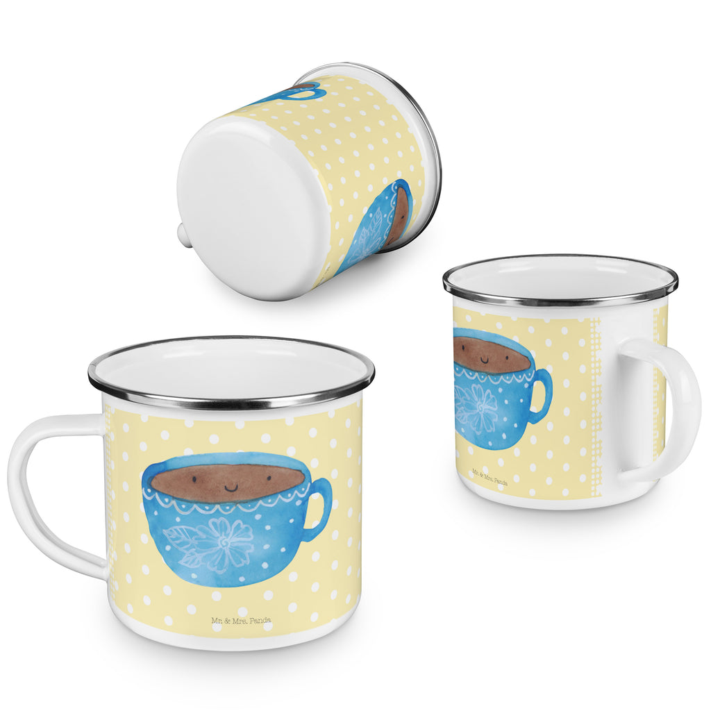 Camping Emaille Tasse Kaffee Tasse Campingtasse, Trinkbecher, Metalltasse, Outdoor Tasse, Emaille Trinkbecher, Blechtasse Outdoor, Emaille Campingbecher, Edelstahl Trinkbecher, Metalltasse für Camping, Kaffee Blechtasse, Camping Tasse Metall, Tiermotive, Gute Laune, lustige Sprüche, Tiere, Kaffee, Tasse, Liebe, Geschmack, Genuss, Glücklich
