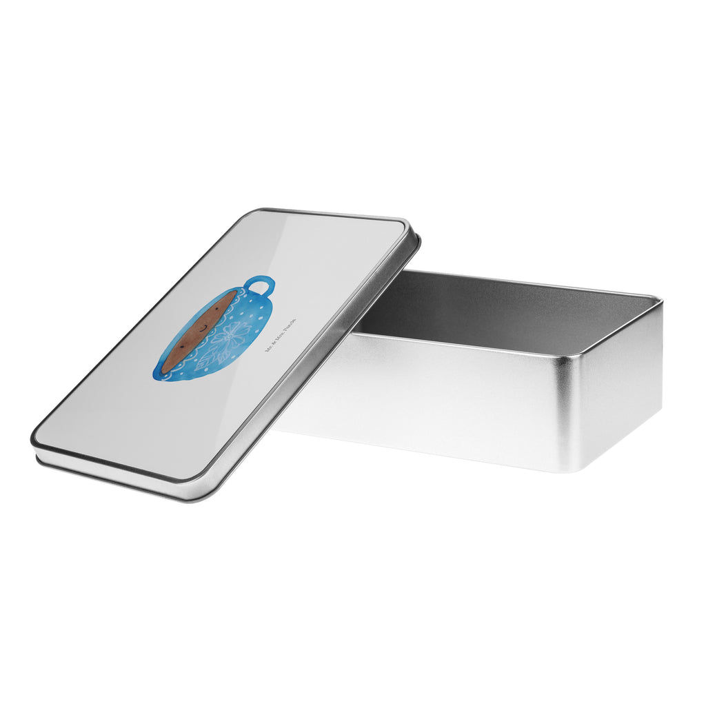 Metalldose rechteckig Kaffee Tasse Blechdose, Metalldose, Blechbox, Container, Keksdose, Vorratsdose, Vorratsbox, Döschen, Versperbox, Vesperdose, Aufbewahrungsdose, Aufbewahrungsbox, Aluminiumdose, Dose, Tiermotive, Gute Laune, lustige Sprüche, Tiere, Kaffee, Tasse, Liebe, Geschmack, Genuss, Glücklich