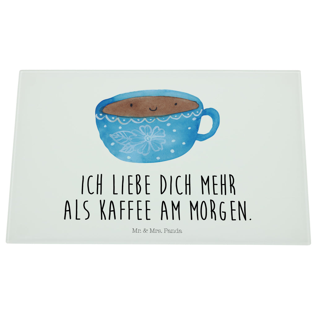 Medium Glas Schneidbrett Kaffee Tasse Glasschneidebrett, Schneidebrett, Tiermotive, Gute Laune, lustige Sprüche, Tiere, Kaffee, Tasse, Liebe, Geschmack, Genuss, Glücklich