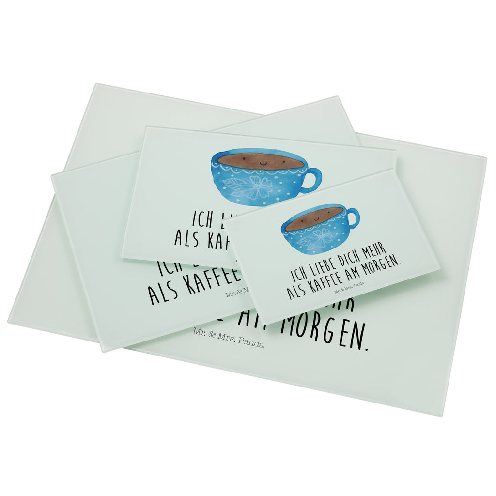 Medium Glas Schneidbrett Kaffee Tasse Glasschneidebrett, Schneidebrett, Tiermotive, Gute Laune, lustige Sprüche, Tiere, Kaffee, Tasse, Liebe, Geschmack, Genuss, Glücklich