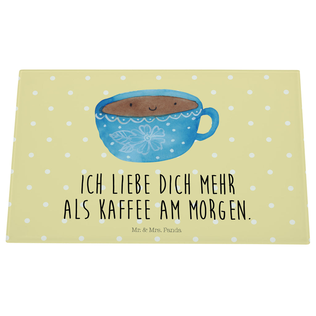 Medium Glas Schneidbrett Kaffee Tasse Glasschneidebrett, Schneidebrett, Tiermotive, Gute Laune, lustige Sprüche, Tiere, Kaffee, Tasse, Liebe, Geschmack, Genuss, Glücklich