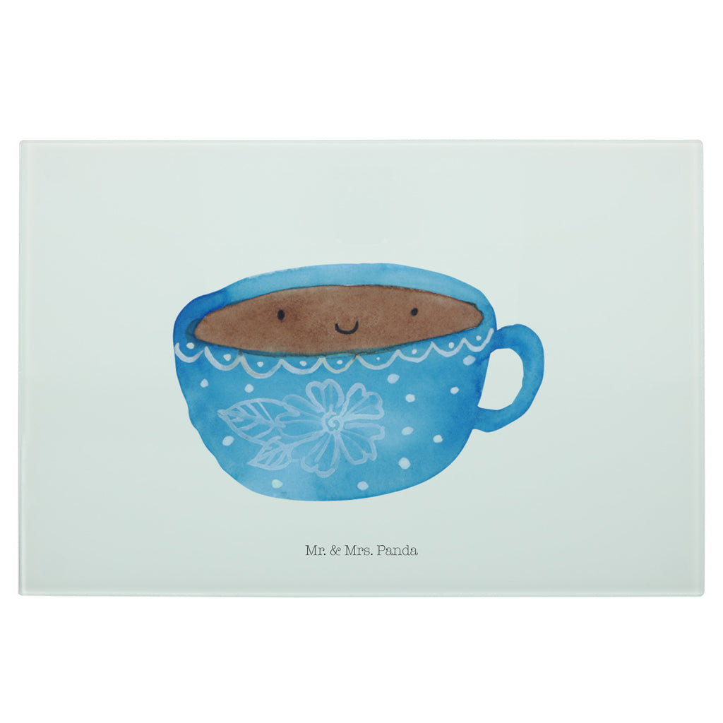 Medium Glas Schneidbrett Kaffee Tasse Glasschneidebrett, Schneidebrett, Tiermotive, Gute Laune, lustige Sprüche, Tiere, Kaffee, Tasse, Liebe, Geschmack, Genuss, Glücklich