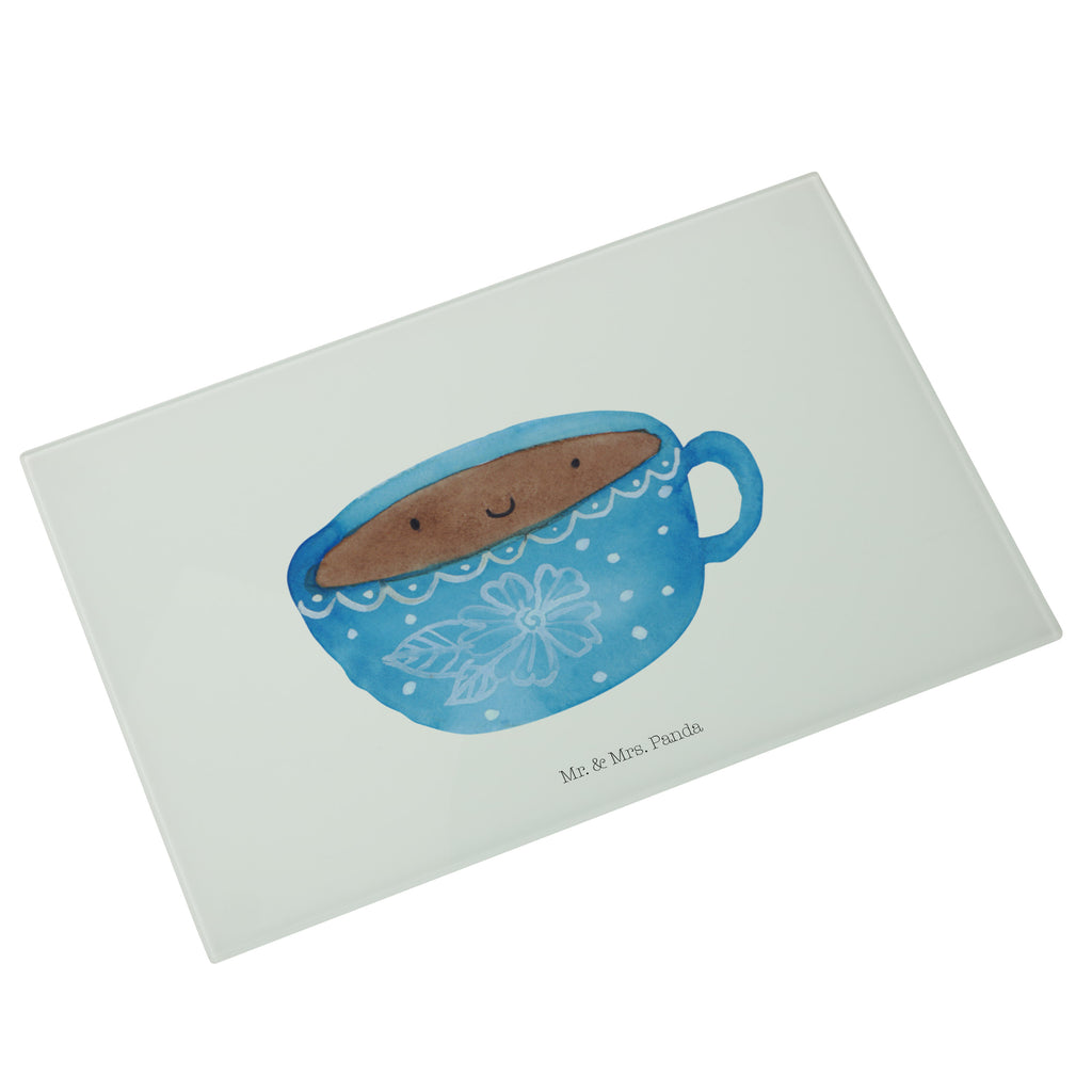 Medium Glas Schneidbrett Kaffee Tasse Glasschneidebrett, Schneidebrett, Tiermotive, Gute Laune, lustige Sprüche, Tiere, Kaffee, Tasse, Liebe, Geschmack, Genuss, Glücklich