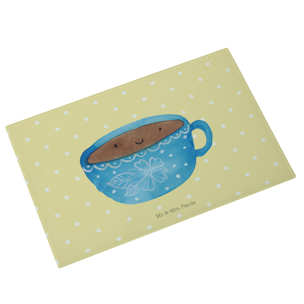 Medium Glas Schneidbrett Kaffee Tasse Glasschneidebrett, Schneidebrett, Tiermotive, Gute Laune, lustige Sprüche, Tiere, Kaffee, Tasse, Liebe, Geschmack, Genuss, Glücklich