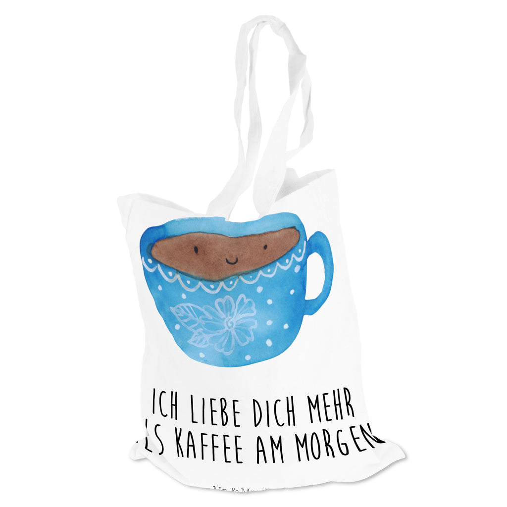 Tragetasche Kaffee Tasse Beuteltasche, Beutel, Einkaufstasche, Jutebeutel, Stoffbeutel, Tiermotive, Gute Laune, lustige Sprüche, Tiere, Kaffee, Tasse, Liebe, Geschmack, Genuss, Glücklich