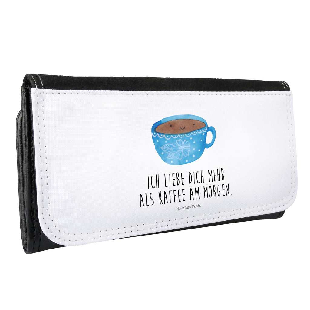 Damen Portemonnaie Kaffee Tasse Portemonnaie, Portemonee, Geldbörse, Damen, Groß, XXL, Geldbeutel, Portemonnaies, Tiermotive, Gute Laune, lustige Sprüche, Tiere, Kaffee, Tasse, Liebe, Geschmack, Genuss, Glücklich