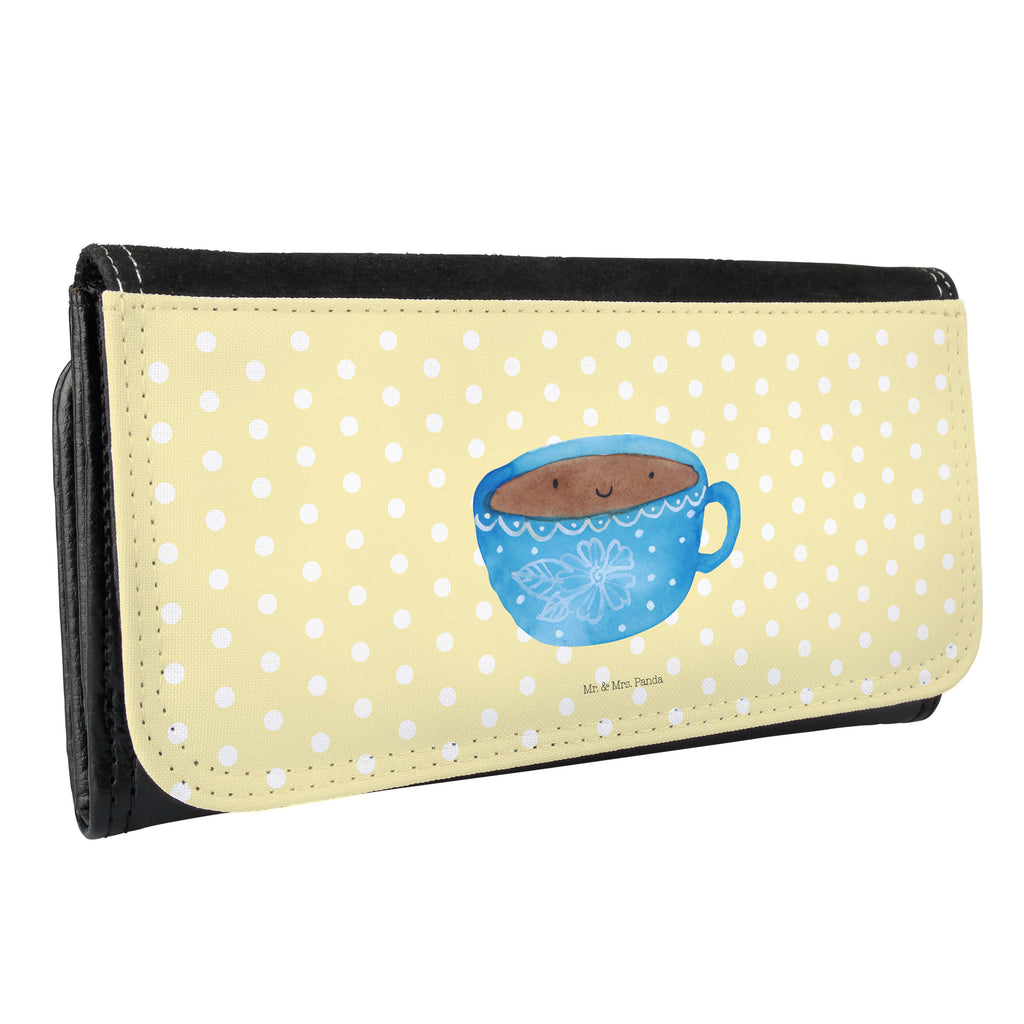 Damen Portemonnaie Kaffee Tasse Portemonnaie, Portemonee, Geldbörse, Damen, Groß, XXL, Geldbeutel, Portemonnaies, Tiermotive, Gute Laune, lustige Sprüche, Tiere, Kaffee, Tasse, Liebe, Geschmack, Genuss, Glücklich