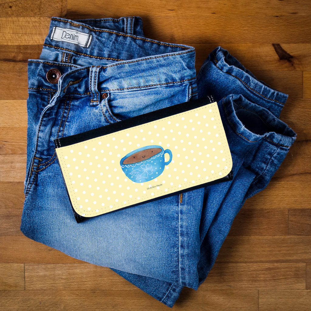 Damen Portemonnaie Kaffee Tasse Portemonnaie, Portemonee, Geldbörse, Damen, Groß, XXL, Geldbeutel, Portemonnaies, Tiermotive, Gute Laune, lustige Sprüche, Tiere, Kaffee, Tasse, Liebe, Geschmack, Genuss, Glücklich