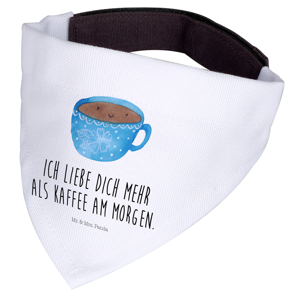 Hundehalstuch S Kaffee Tasse Hundehalstuch, Halstuch, Hunde, Tuch, groß, große Hunde, Tiermotive, Gute Laune, lustige Sprüche, Tiere, Kaffee, Tasse, Liebe, Geschmack, Genuss, Glücklich